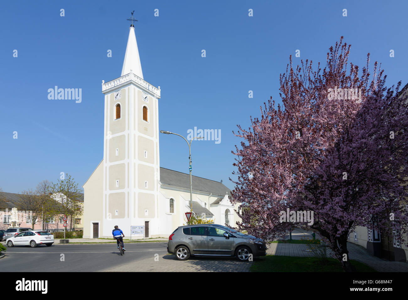 Kirche, Leithaprodersdorf, Österreich, Burgenland, Stockfoto