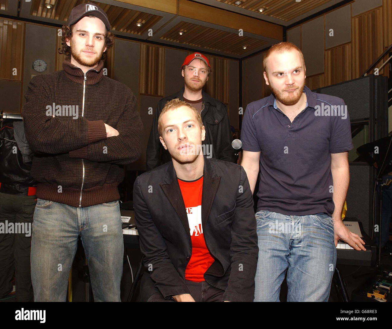 Coldplay, Mark & Schmalz zeigen Stockfoto