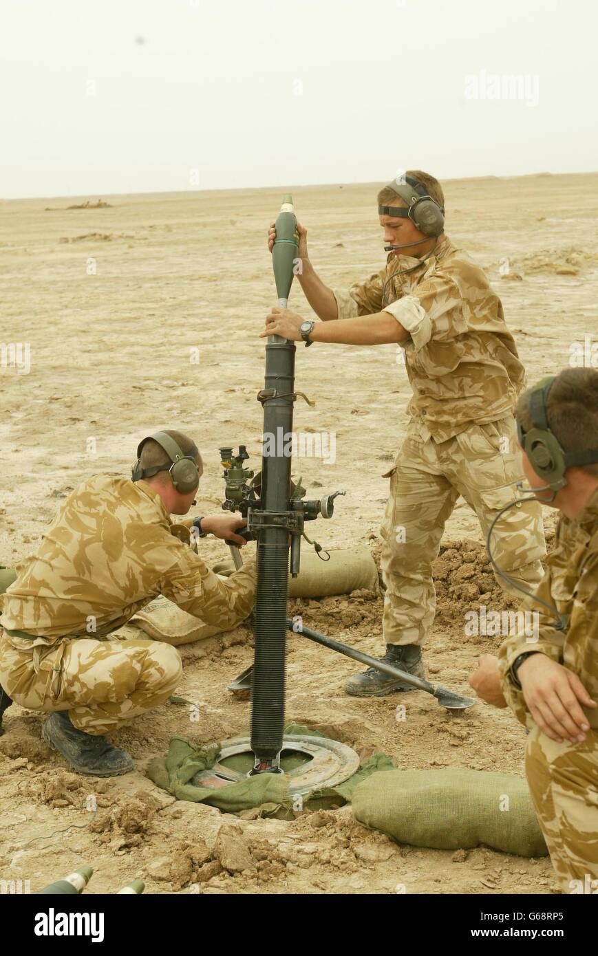 40 Commando Royal Marines - Basra Stockfoto