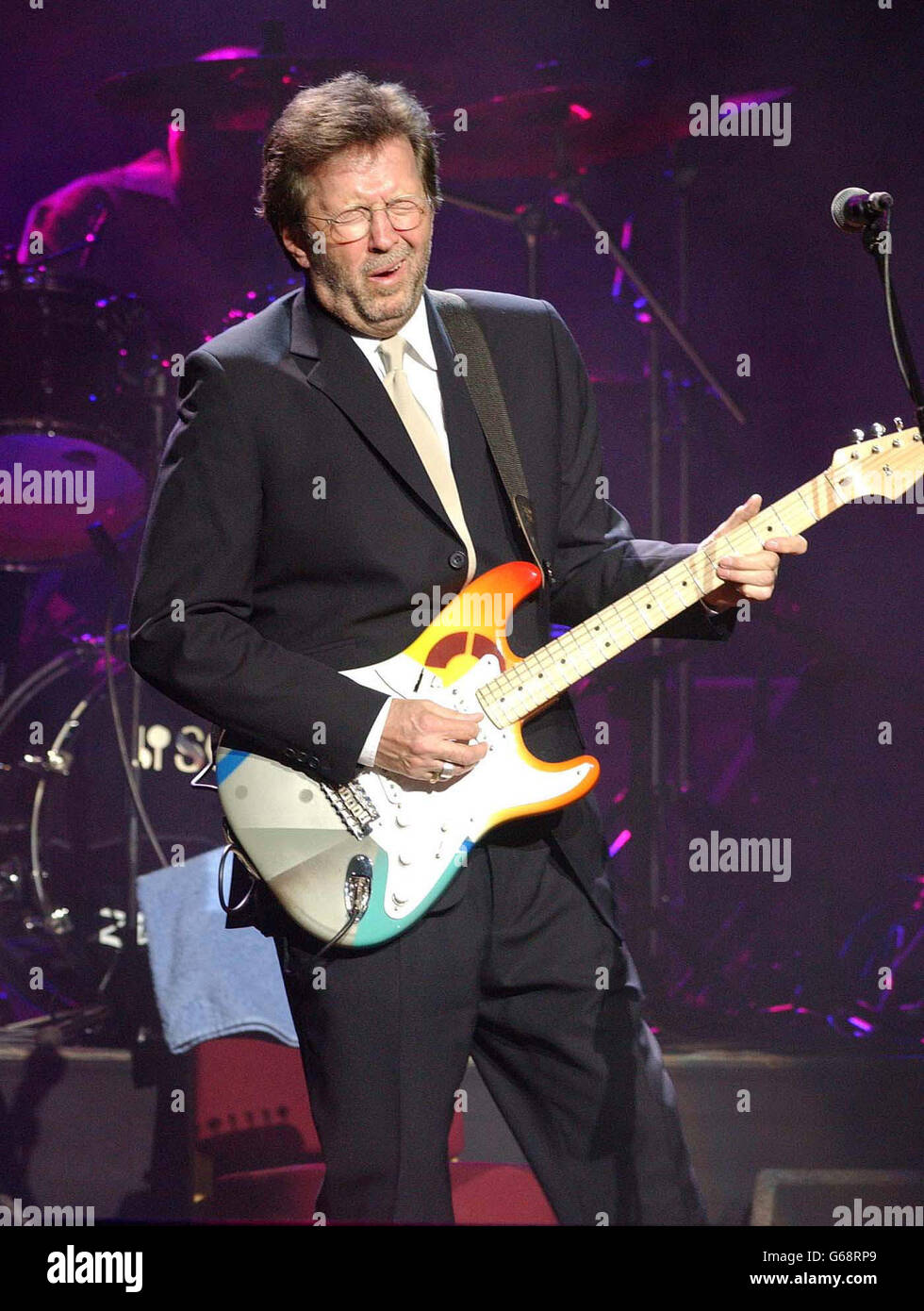 Eric Clapton - Teenage Cancer Charity-Konzert Stockfoto