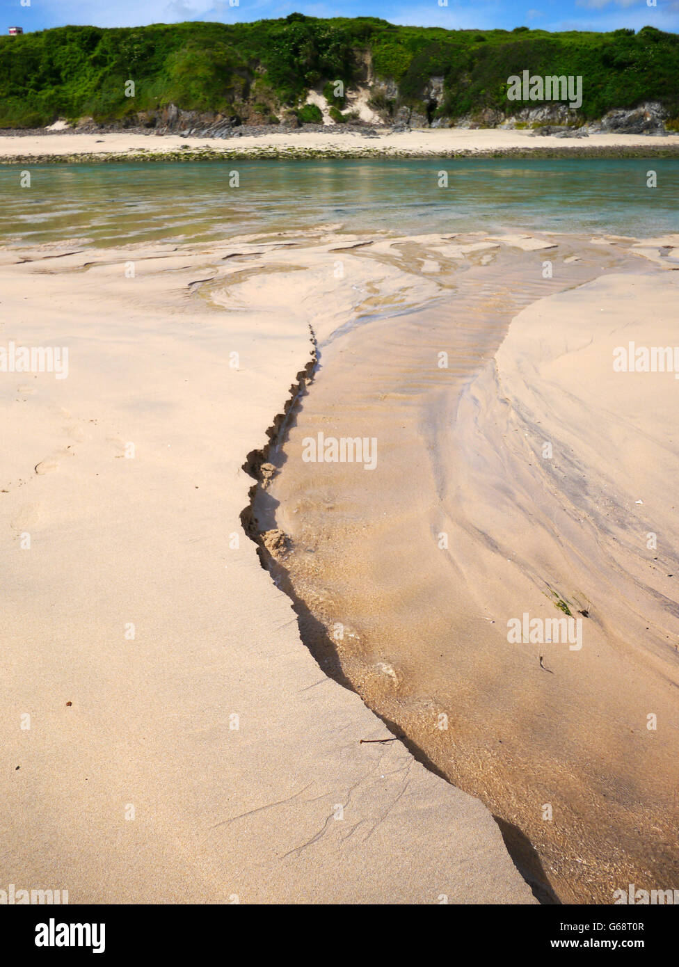 Strand Towans Cornwall Stockfoto