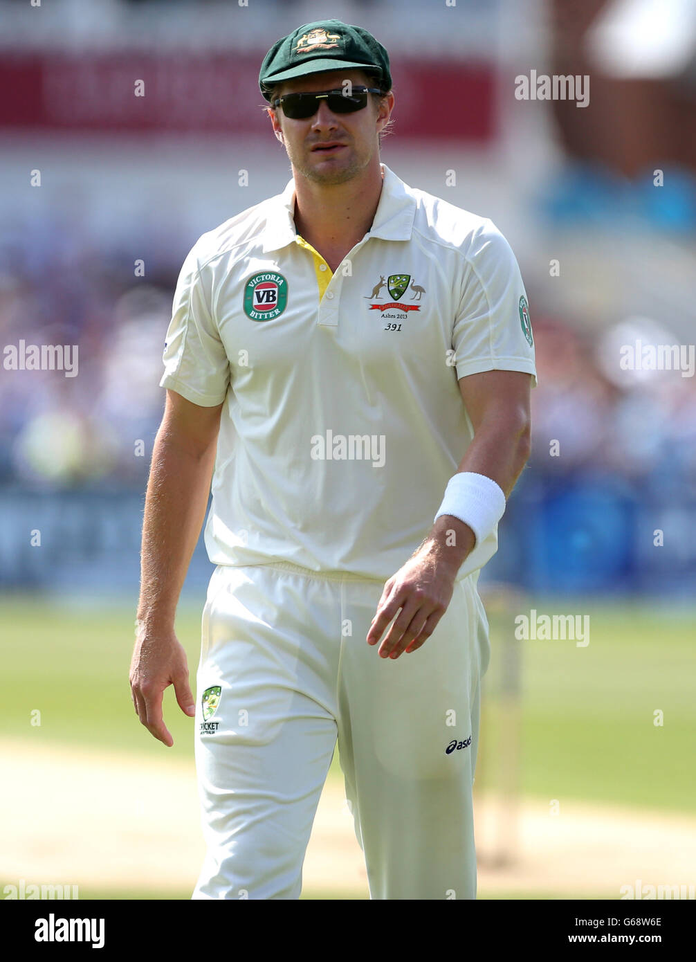 Cricket - erster Investec Ashes Test - England gegen Australien - Tag vier - Trent Bridge. Australiens Shane Watson, am vierten Tag des ersten Investec Ashes Test-Spiels in Trent Bridge, Nottingham. Stockfoto