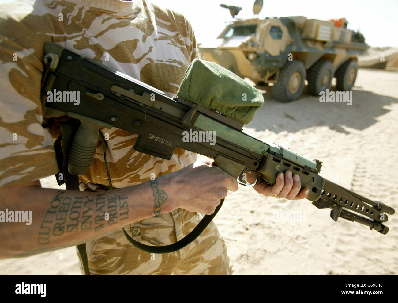 Gemeinsame NBC Regiment Kuwait Stockfoto