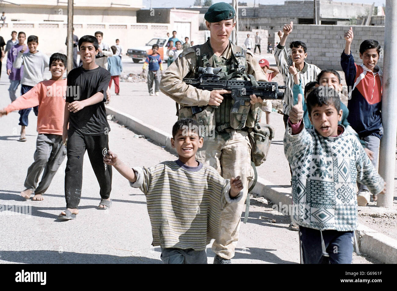 Irak Krieg königliche Marine. Stockfoto