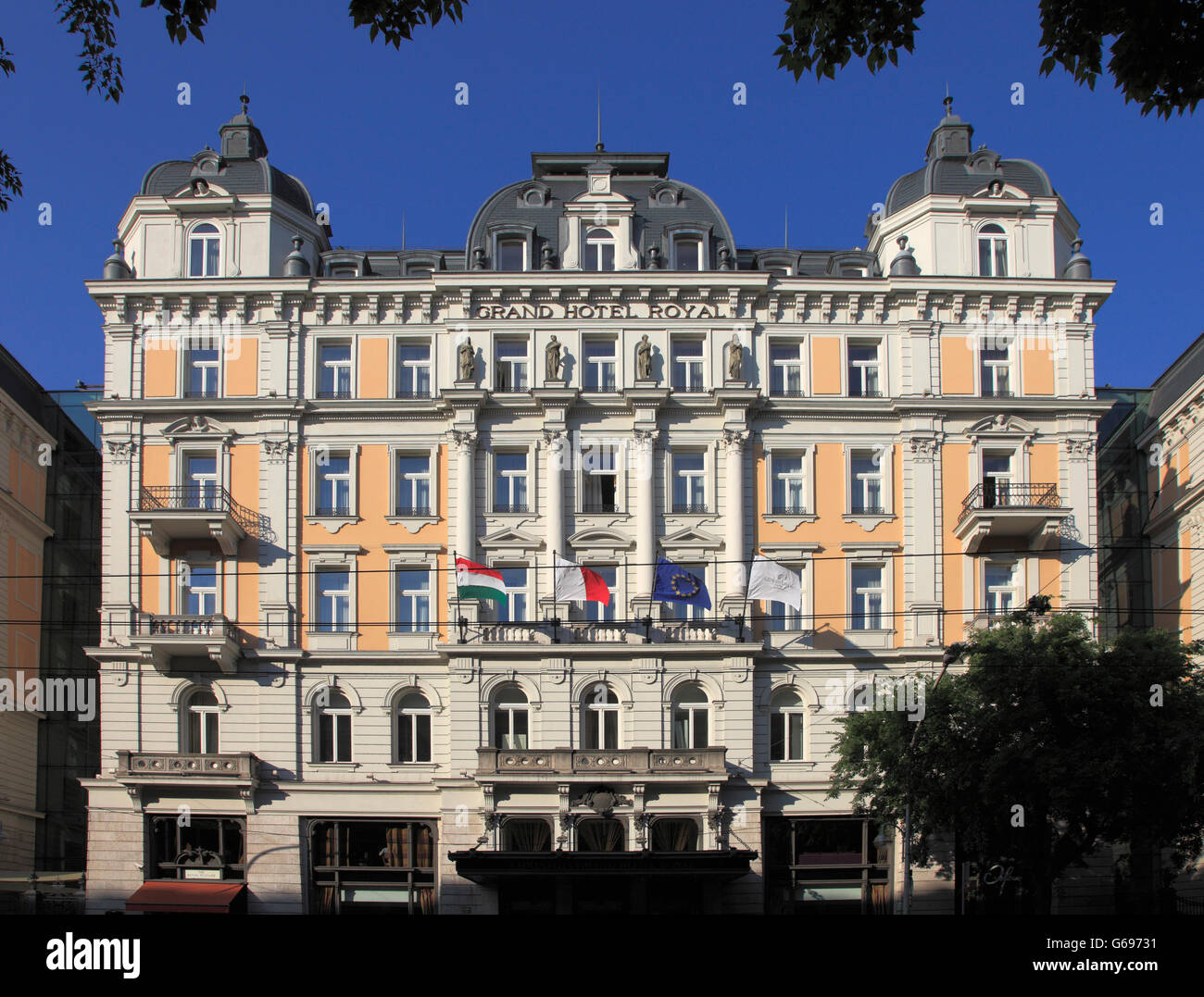Ungarn, Budapest, Grand Hotel Royal, Stockfoto