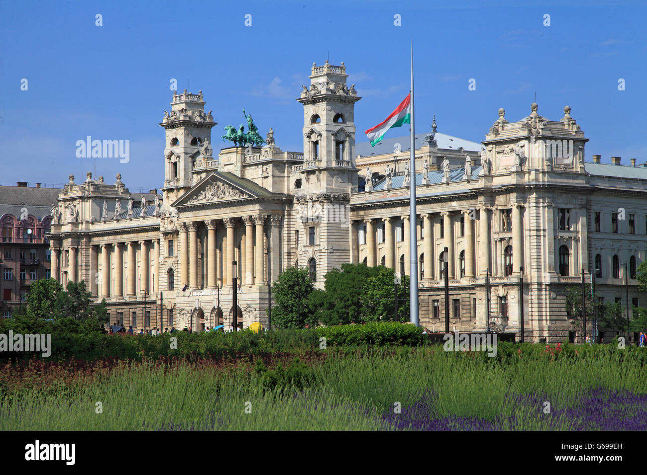 Ungarn, Budapest, Ethnographie-Museum, Kossuth-Platz, Stockfoto