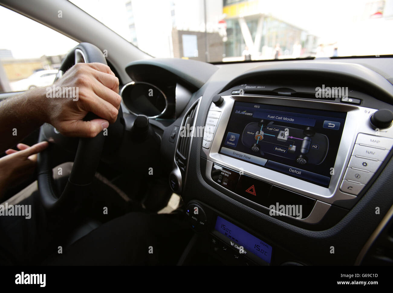 Hyundai ix35-Brennstoffzelle Stockfoto