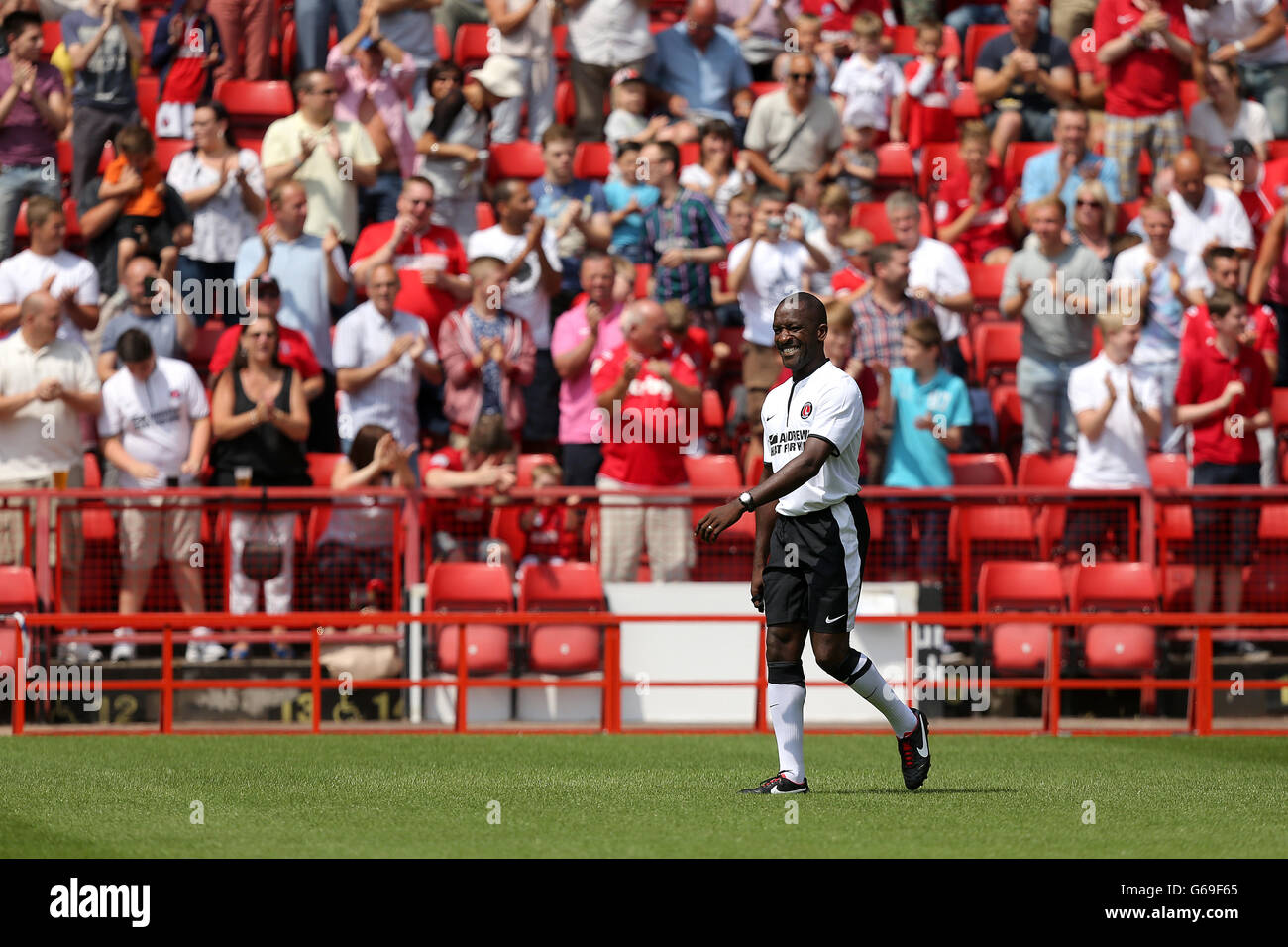 Fußball - Charlton Athletic Club Day - Tal Stockfoto