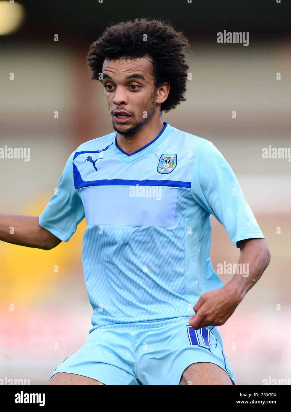 Fußball - Vorbereitungsspiel - Fleetwood Town gegen Coventry City - Highbury-Stadion Stockfoto