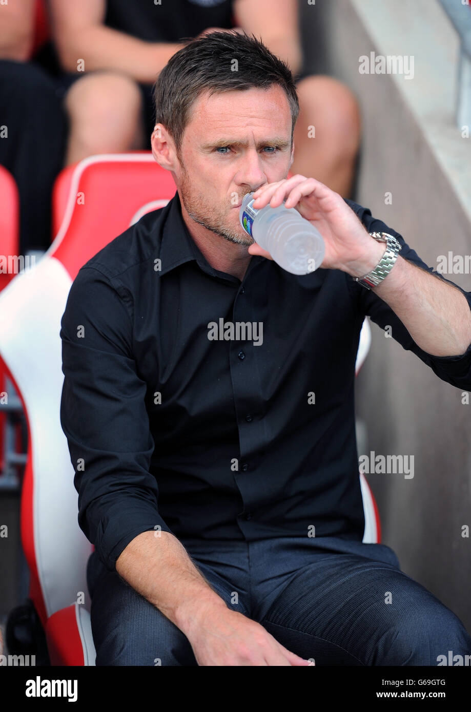 Fußball - Vorbereitungsspiel - Fleetwood Town gegen Coventry City - Highbury-Stadion Stockfoto
