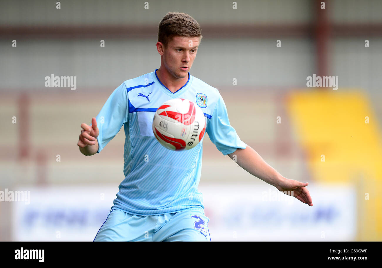 Fußball - Vorbereitungsspiel - Fleetwood Town gegen Coventry City - Highbury-Stadion Stockfoto