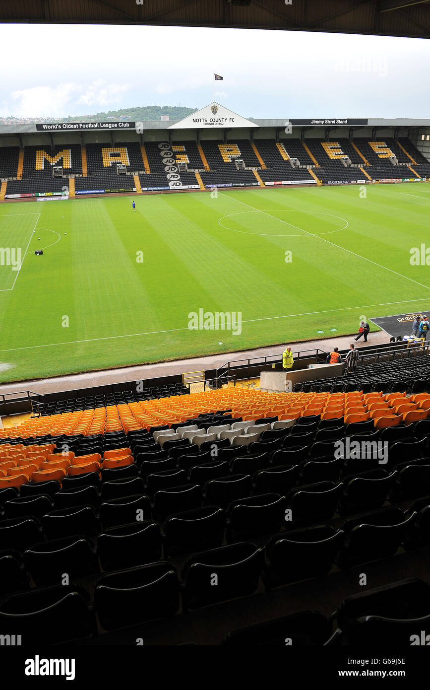 Fußball - Vorbereitungsspiel - Notts County V Rayo Vallecano - Meadow Lane Stockfoto