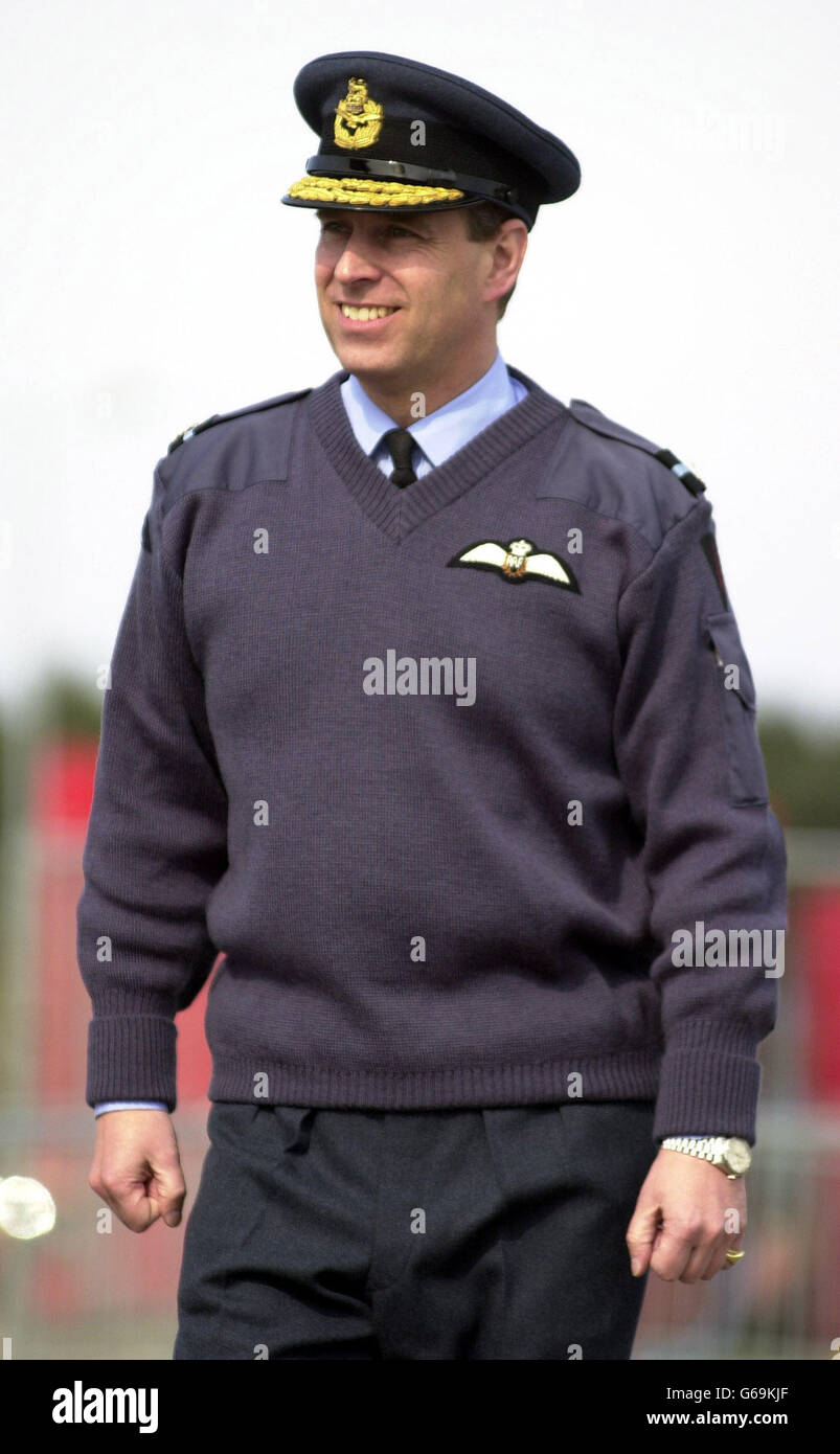 Herzog von York - RAF Lossiemouth. Stockfoto