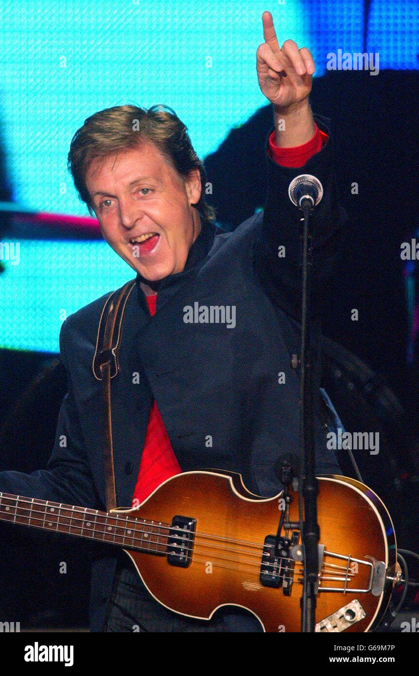 Paul McCartney - zurück in die WorldTour Stockfoto