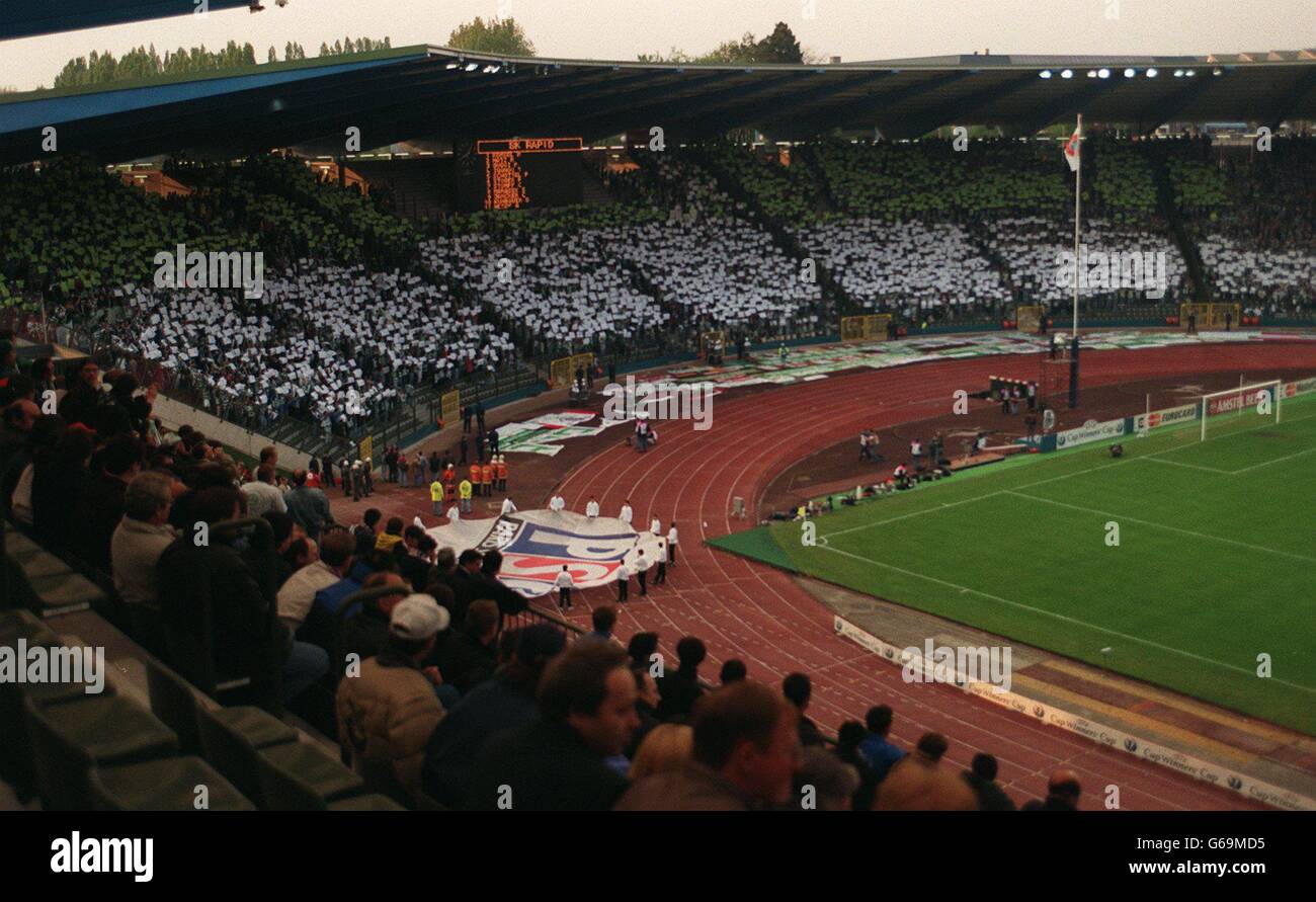 1996 UEFA EUROPEAN CUP WINNERS CUP-FINAL - PARIS SAINT GERMAIN V RAPID VIENNA Stockfoto