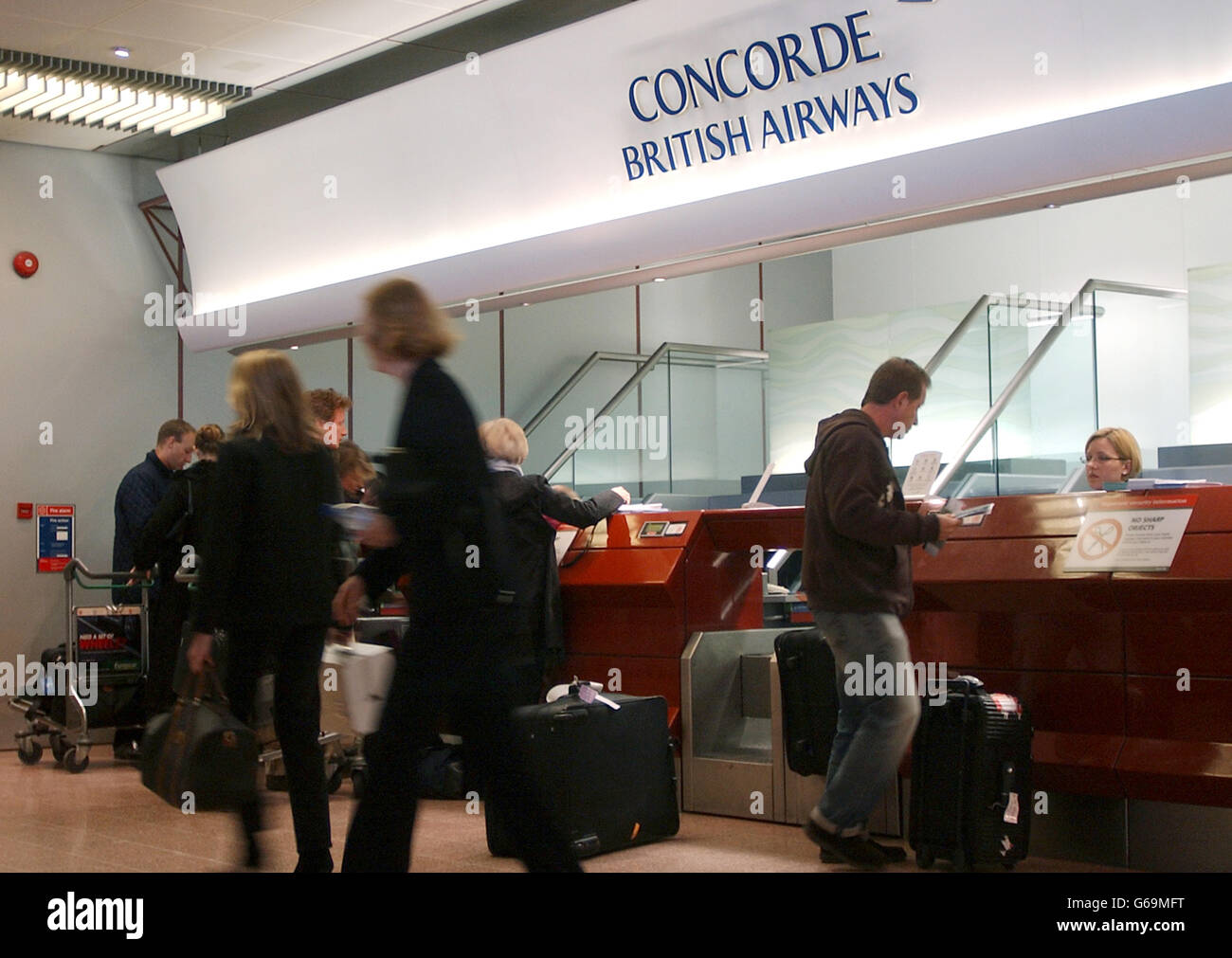 Concorde im Ruhestand Stockfoto