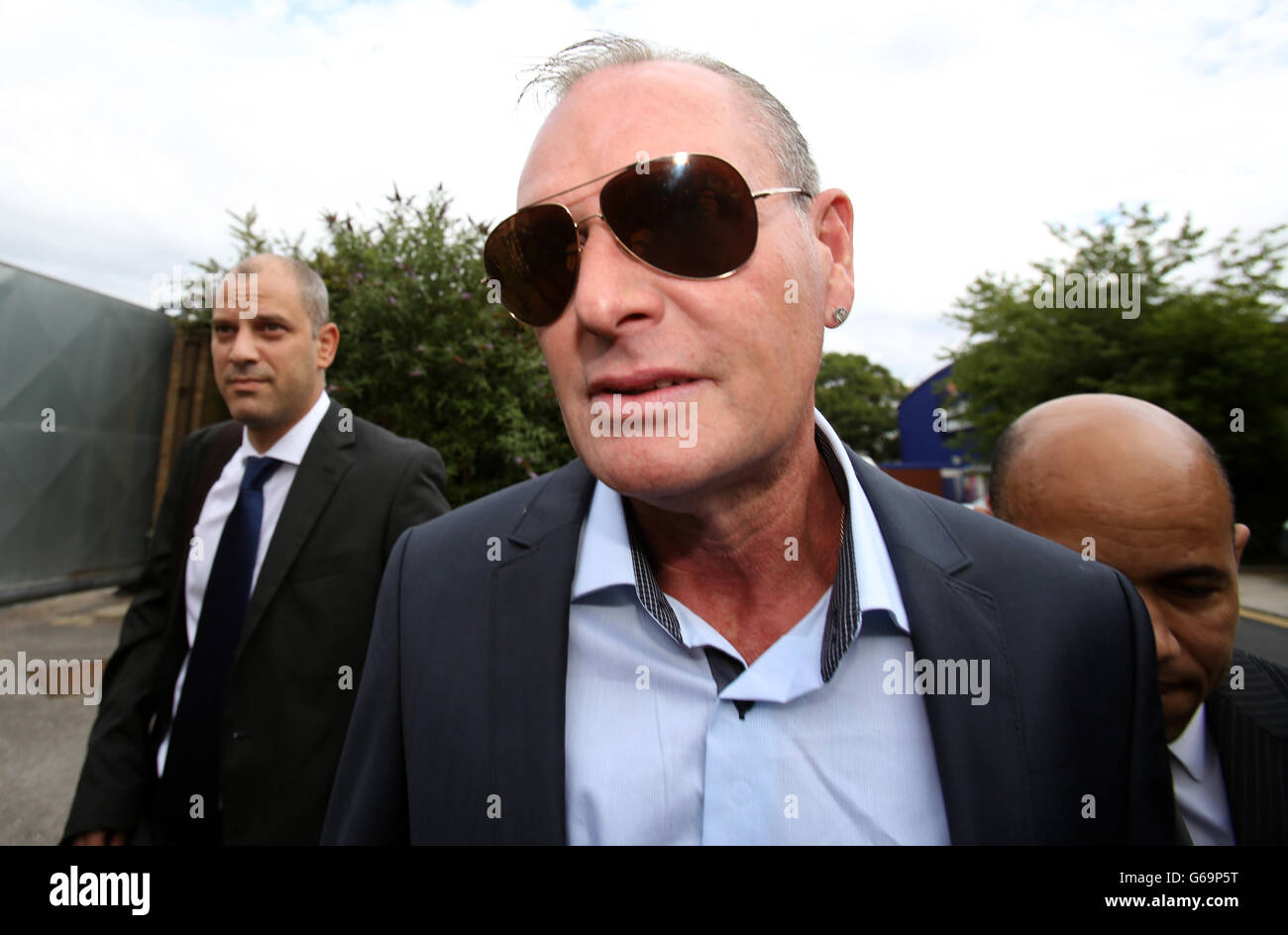 Paul Gascoigne Gerichtsverfahren Stockfoto