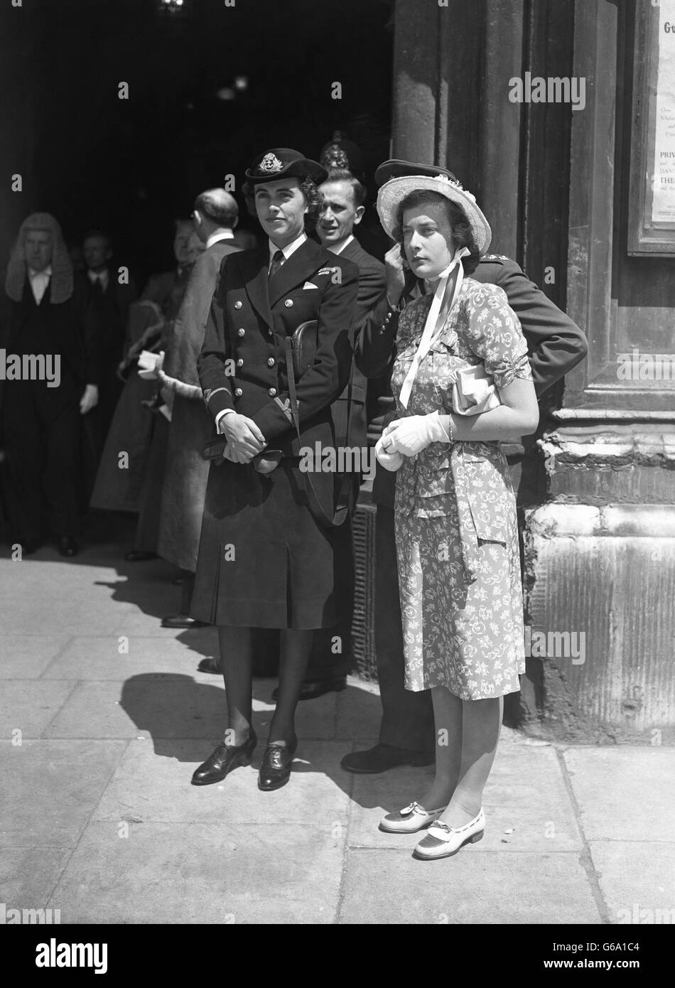 Politik - Freiheit der City of London-Zeremonie - Lord Louis Mountbatten zwei Töchter - Guildhall, London Stockfoto