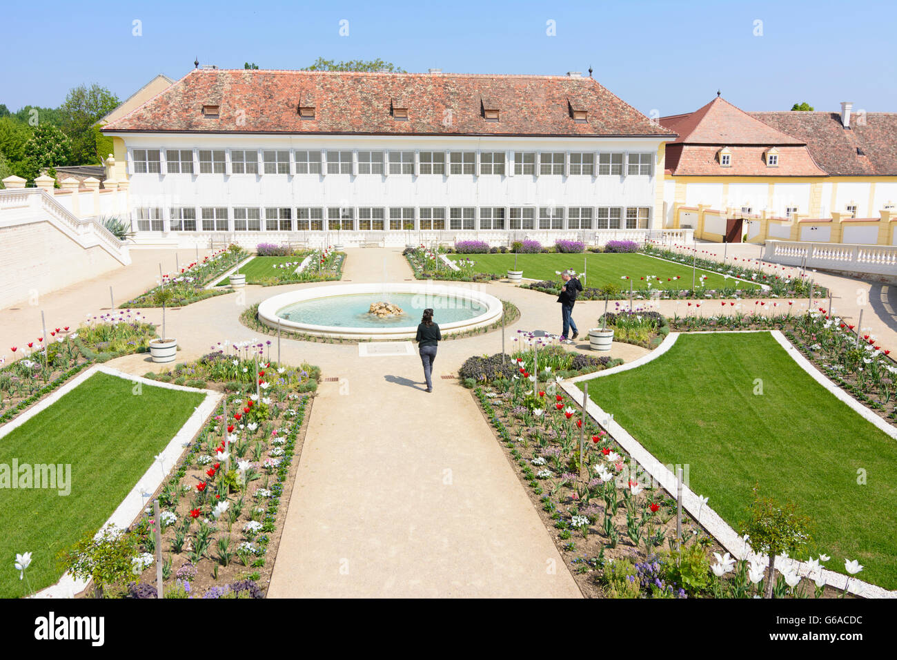 Schloss Hof: Orangerie, Engelhartstetten, Österreich, Niederösterreich, NÖ, Marchfeld Stockfoto