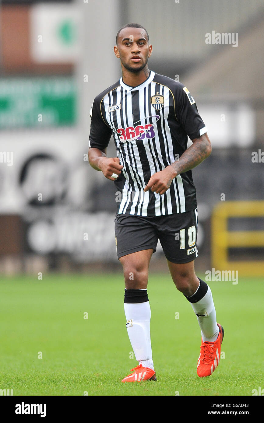 Fußball - vor der Saison freundlich - Notts County / Rayo Vallecano - Meadow Lane. Danny Haynes, Notts County Stockfoto