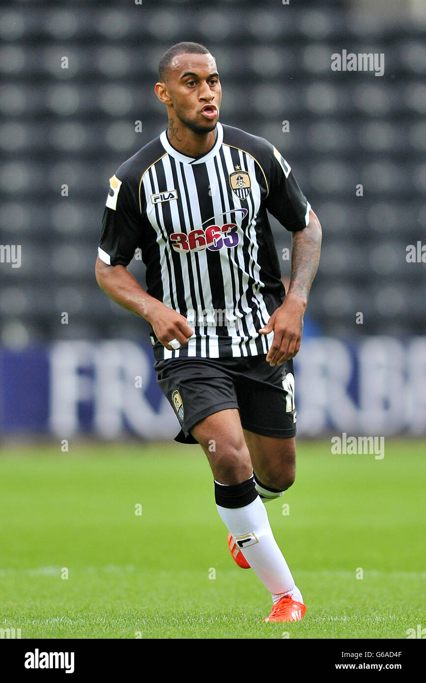 Fußball - vor der Saison freundlich - Notts County / Rayo Vallecano - Meadow Lane. Danny Haynes, Notts County Stockfoto