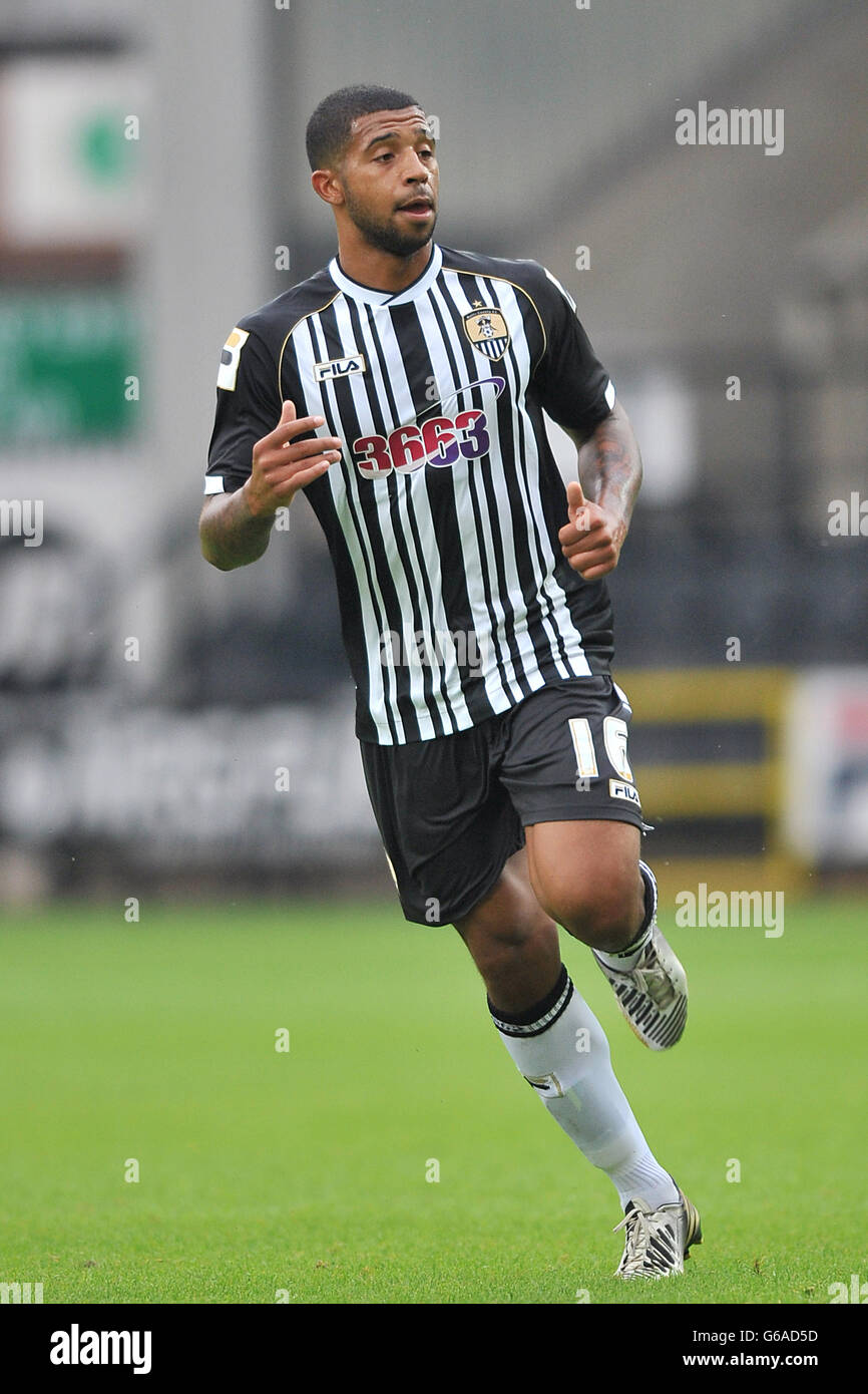 Fußball - vor der Saison freundlich - Notts County / Rayo Vallecano - Meadow Lane. Joss Labadie, Notts County Stockfoto