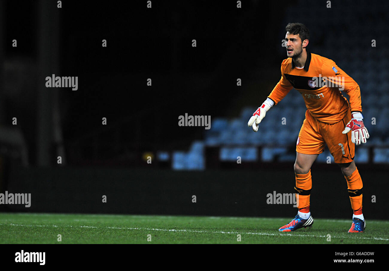 Fußball - NextGen Series - Quarter Final - Aston Villa V Olympiakos Piräus - Villa Park Stockfoto