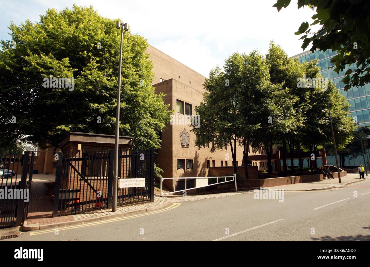 Allgemeine Ansicht des Southwark Crown Court im Süden Londons. Stockfoto