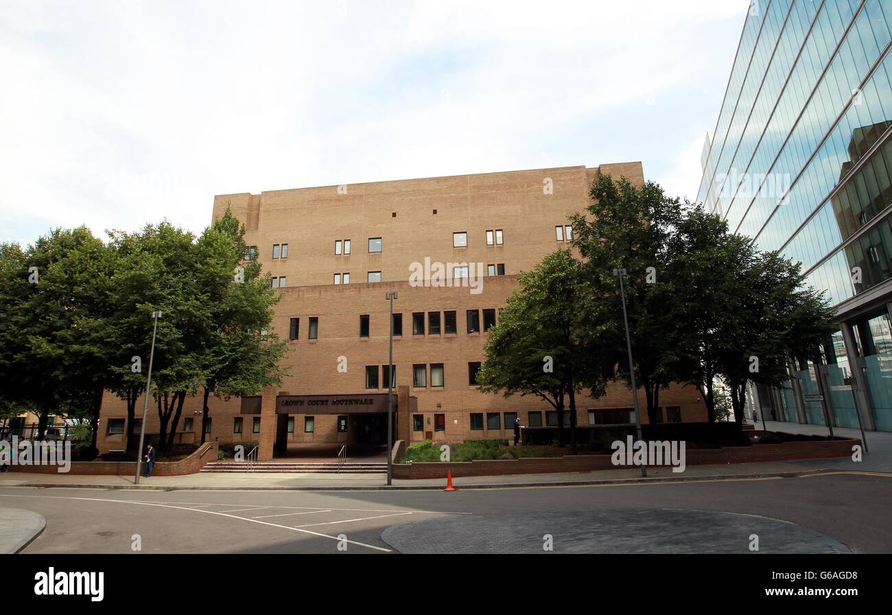 Allgemeine Ansicht des Southwark Crown Court im Süden Londons. Stockfoto