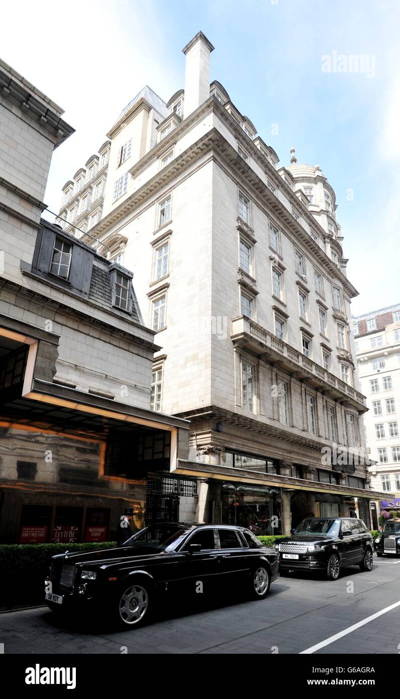 Randgold Resources (UK) Ltd, befindet sich im 1. Stock des Savoy Court 2, Strand, im Zentrum von London. Stockfoto