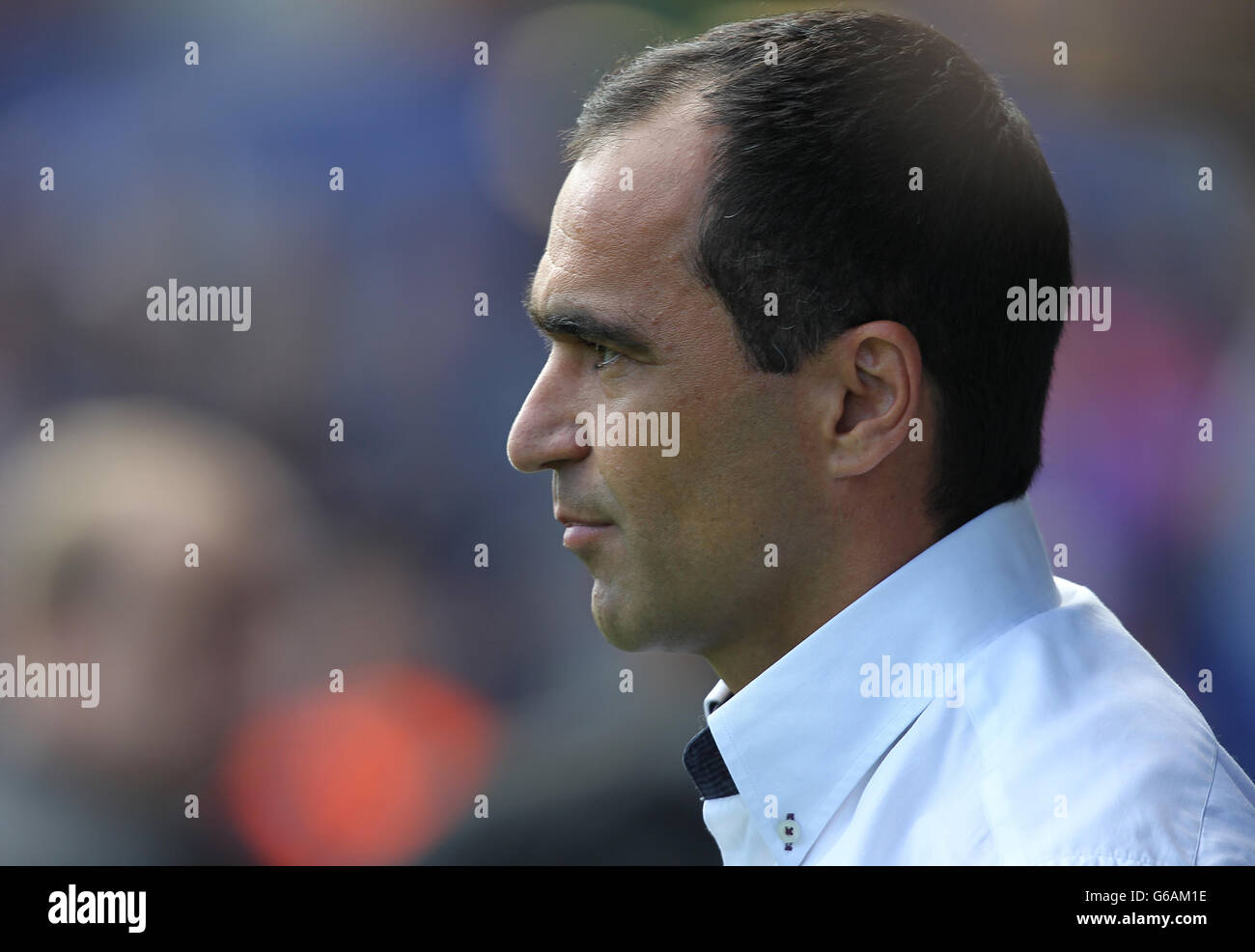 Fußball - vor der Saison freundlich - Everton gegen Real Betis - Goodison Park. Everton Manager Roberto Martinez. Stockfoto