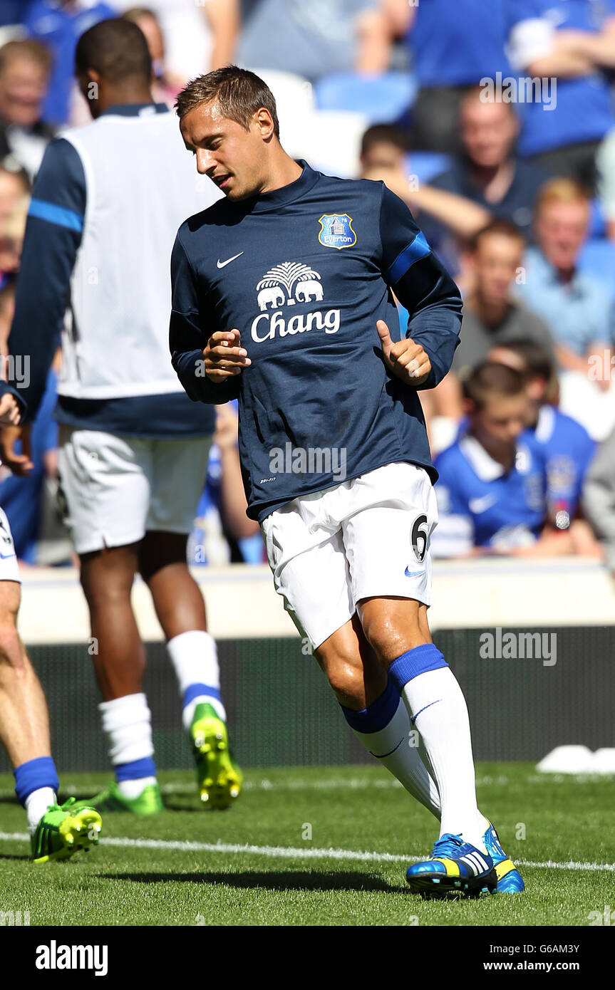 Fußball - vor der Saison freundlich - Everton gegen Real Betis - Goodison Park. Phil Jagielka, Everton Stockfoto