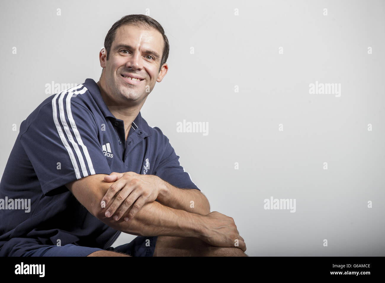 Der britische John Jackson posiert während des Tages der Medienöffnung an der University of Bath, Bath Stockfoto