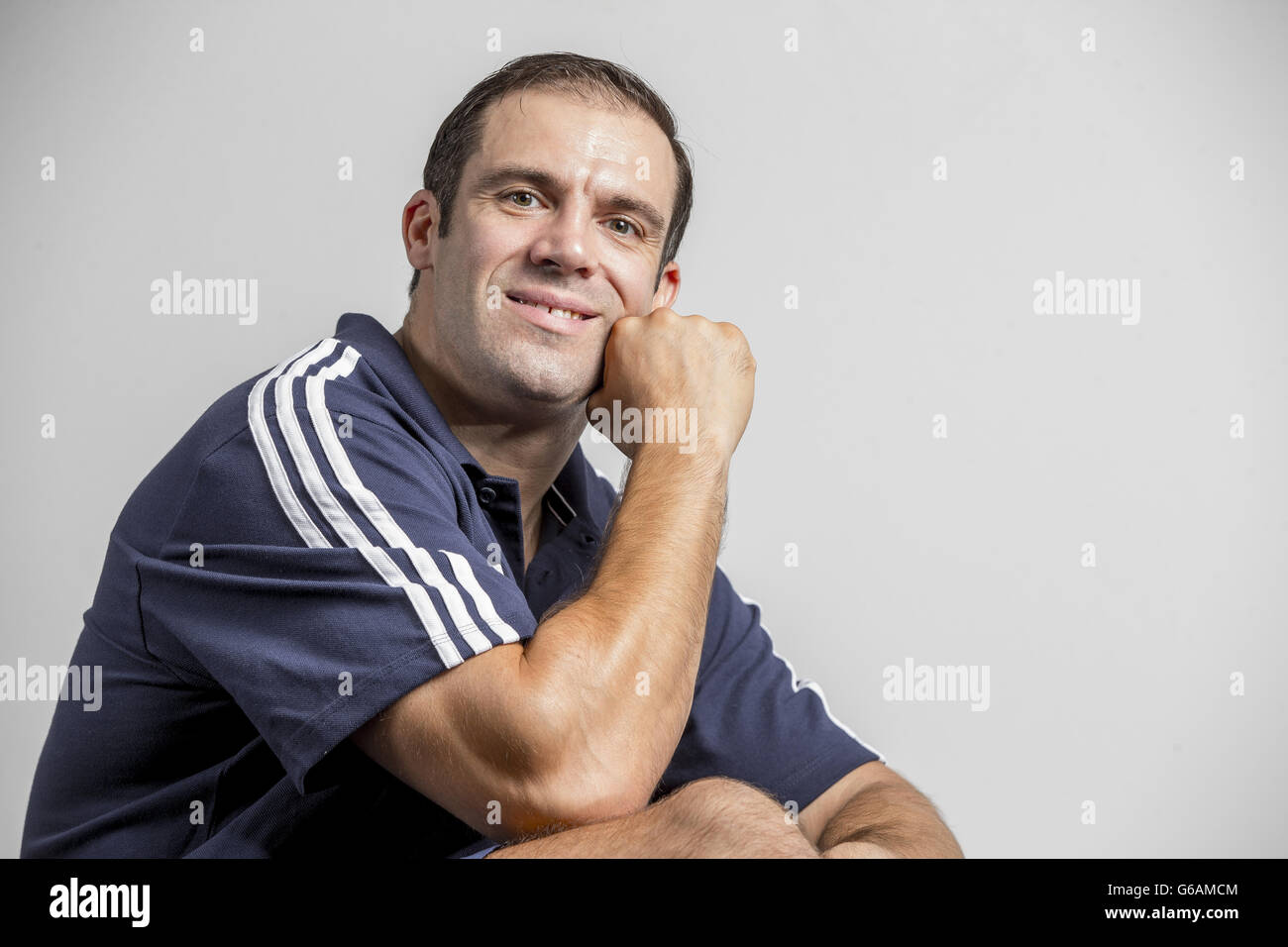 Der britische John Jackson posiert während des Tages der Medienöffnung an der University of Bath, Bath Stockfoto