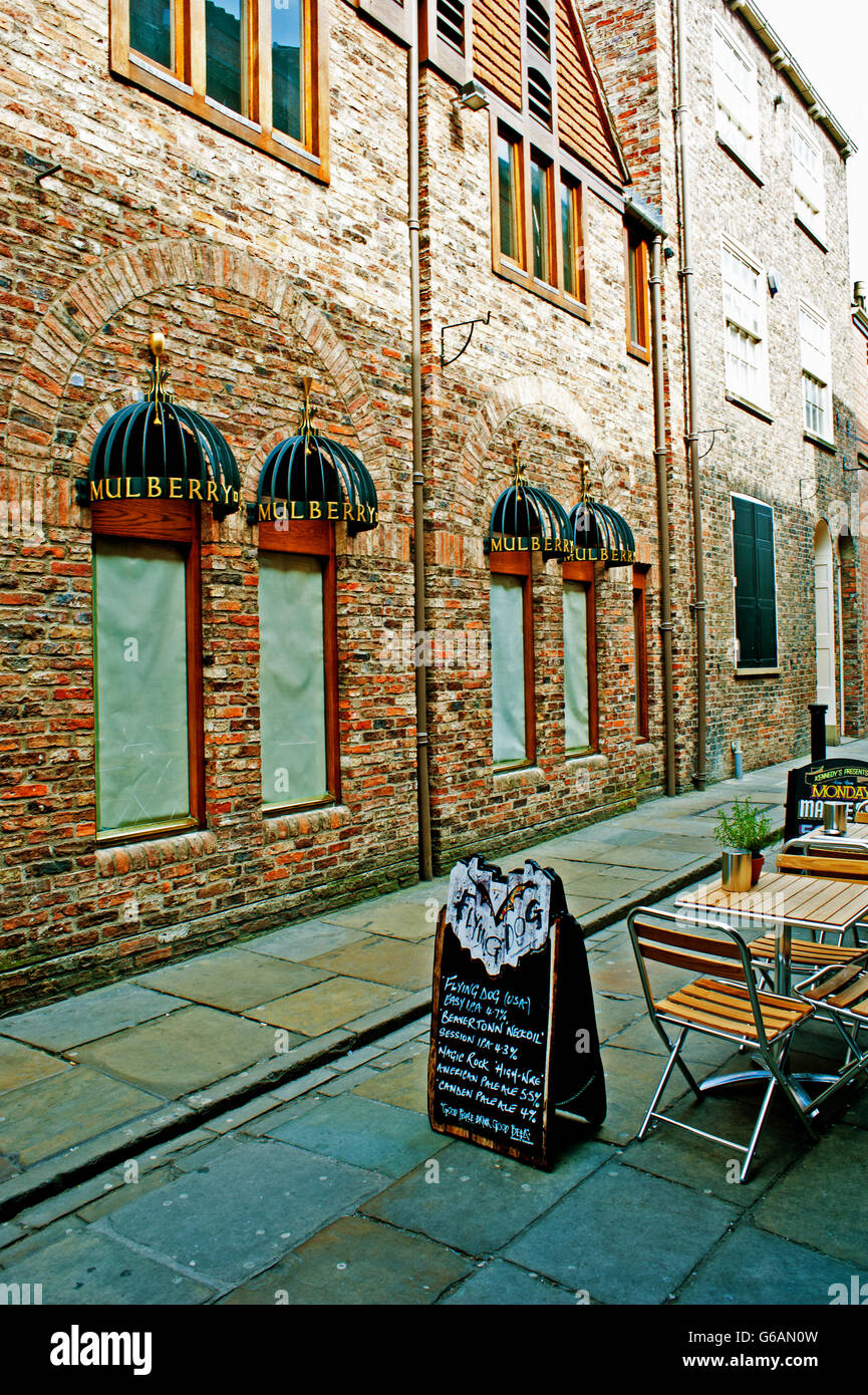 Wenig Stonegate, York Stockfoto