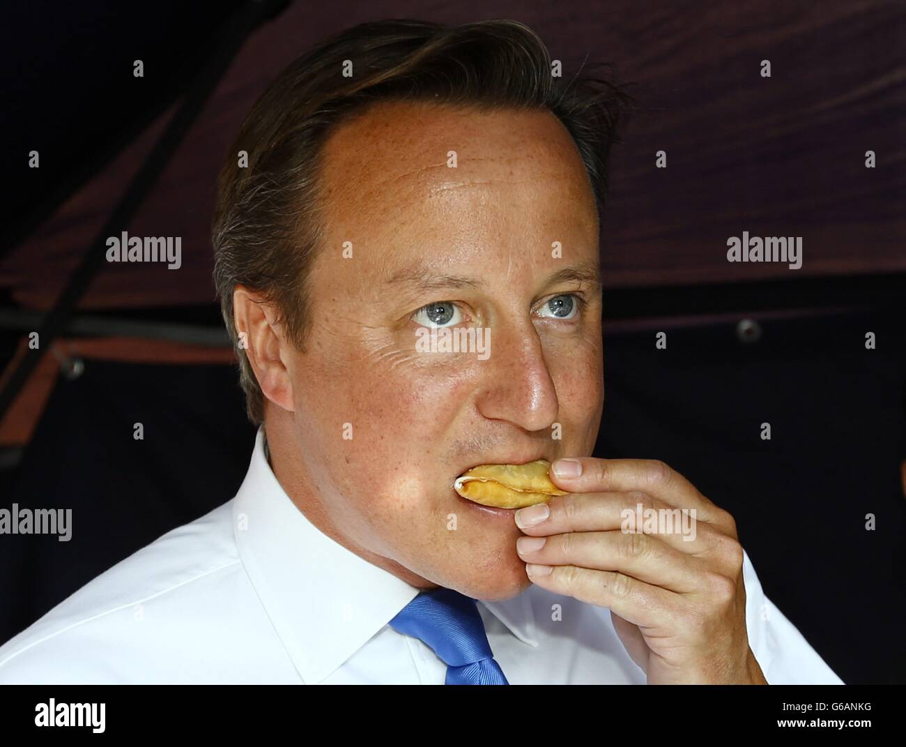 Cameron besucht der Nord-West Stockfoto