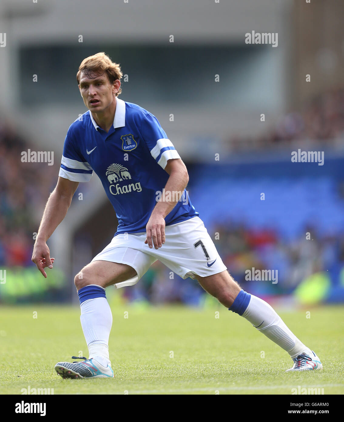 Fußball - vor der Saison freundlich - Everton gegen Real Betis - Goodison Park. Nikica Jelavic, Everton Stockfoto