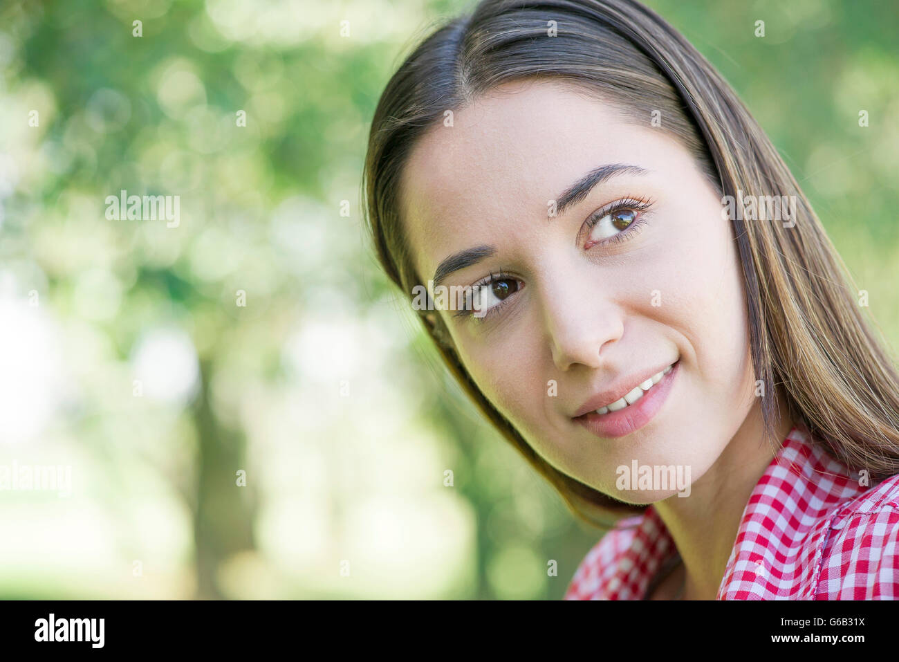 Frau, Porträt Stockfoto