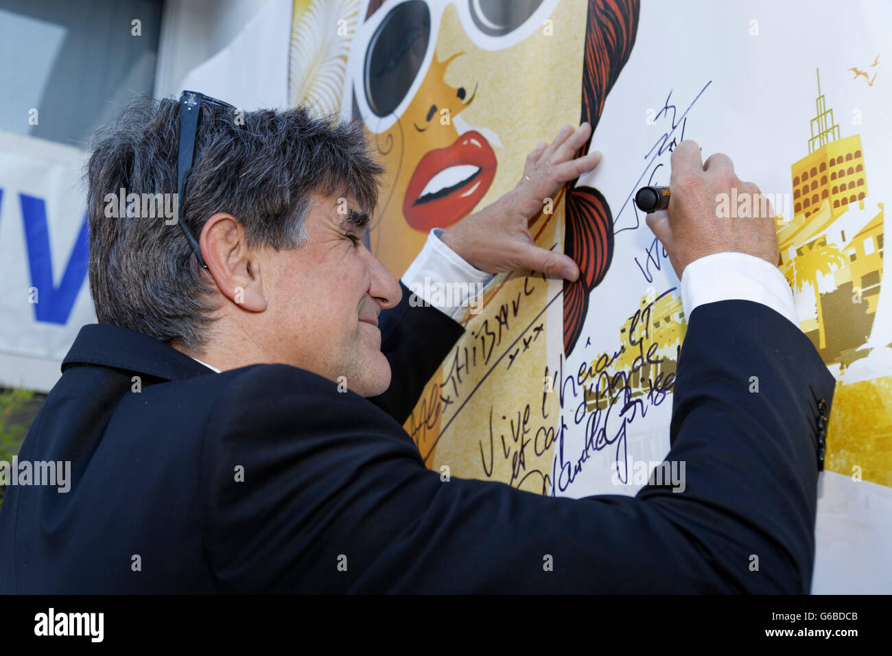 Cap d' Agde, Juni, 23, 2016.Tex nimmt am Herault von Cine & TV im Juni 2016 in Frankreich.© Veronique Phitoussi/Alamy leben Nachrichten Stockfoto