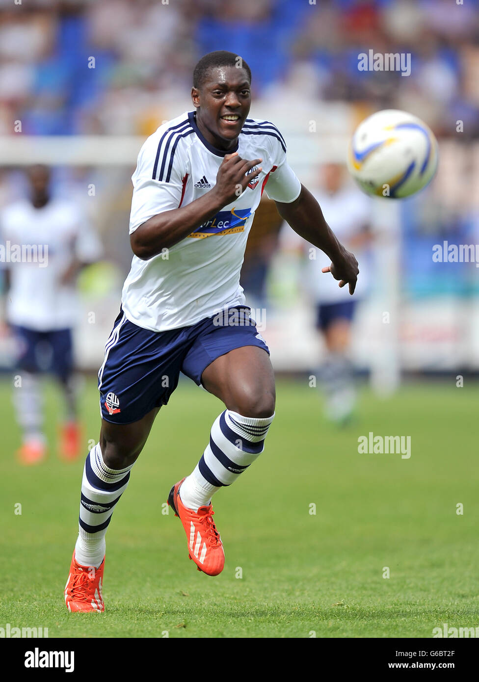 Fußball - Vorbereitungsspiel - Shrewsbury Town V Bolton Wanderers - neue Wiese Stockfoto