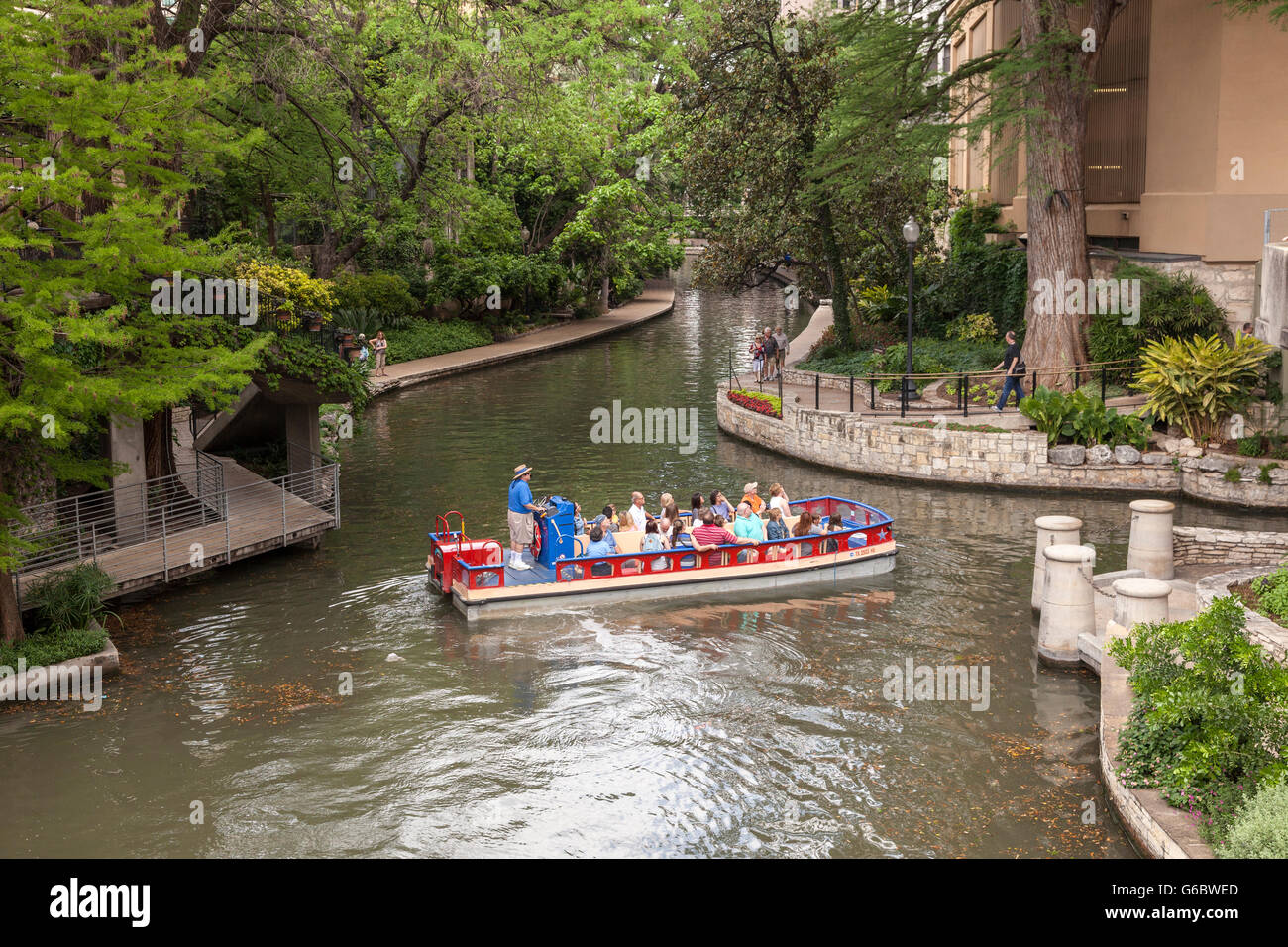 San Antonio River Walk, Texas Stockfoto