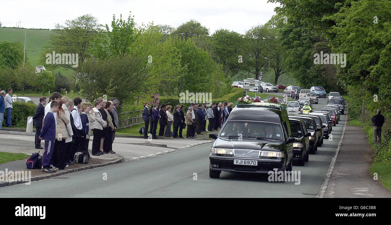 David Clarke Beerdigung Stockfoto