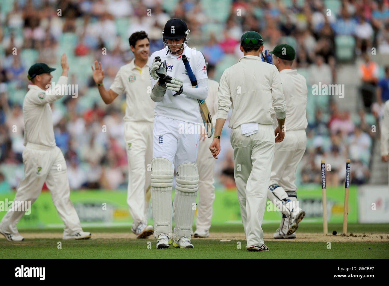 Cricket - fünfte Investec Asche Test - Tag 5 - England V Australien - das Kia Oval Stockfoto