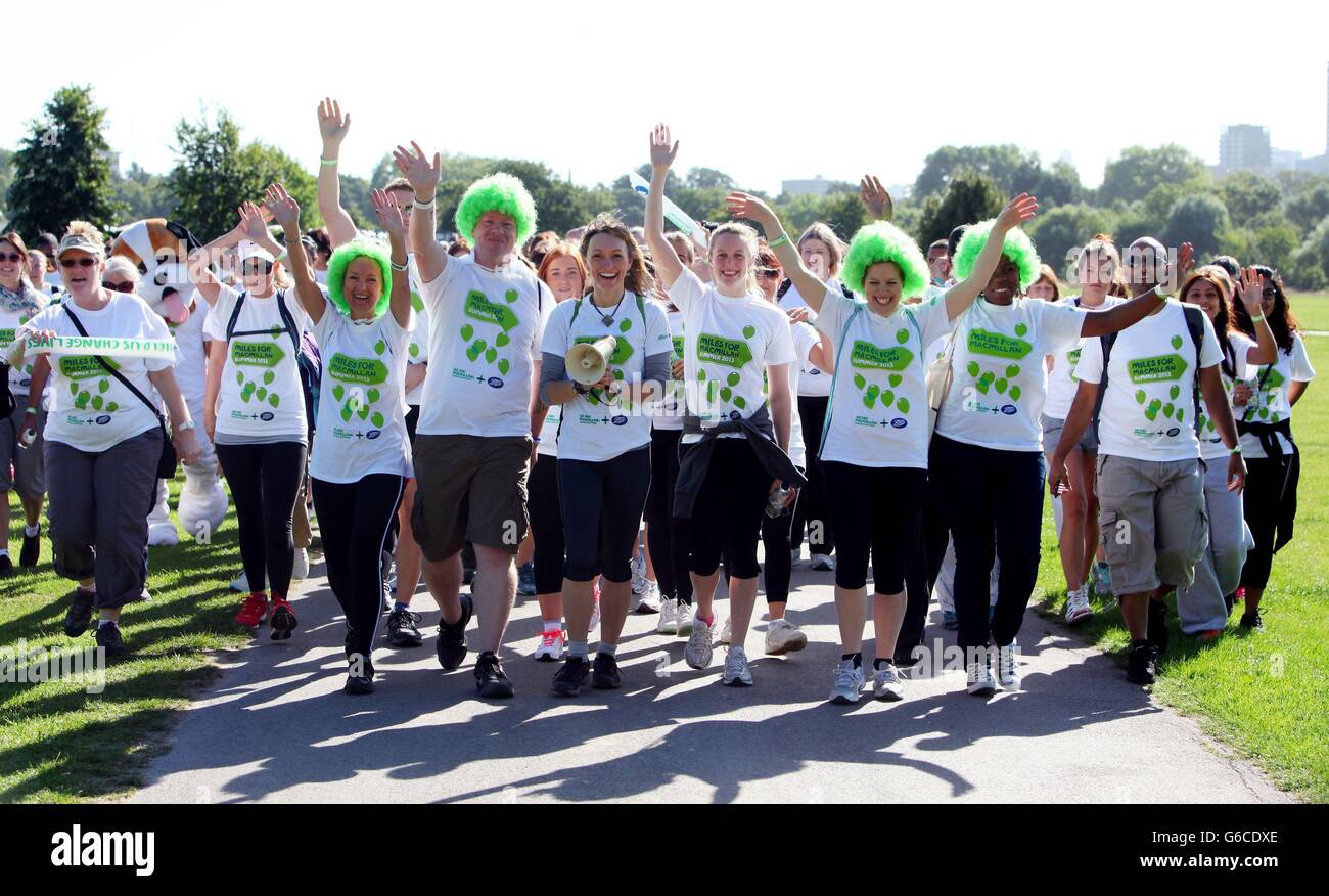 Große, schöne Wanderung für Macmillan Stockfoto