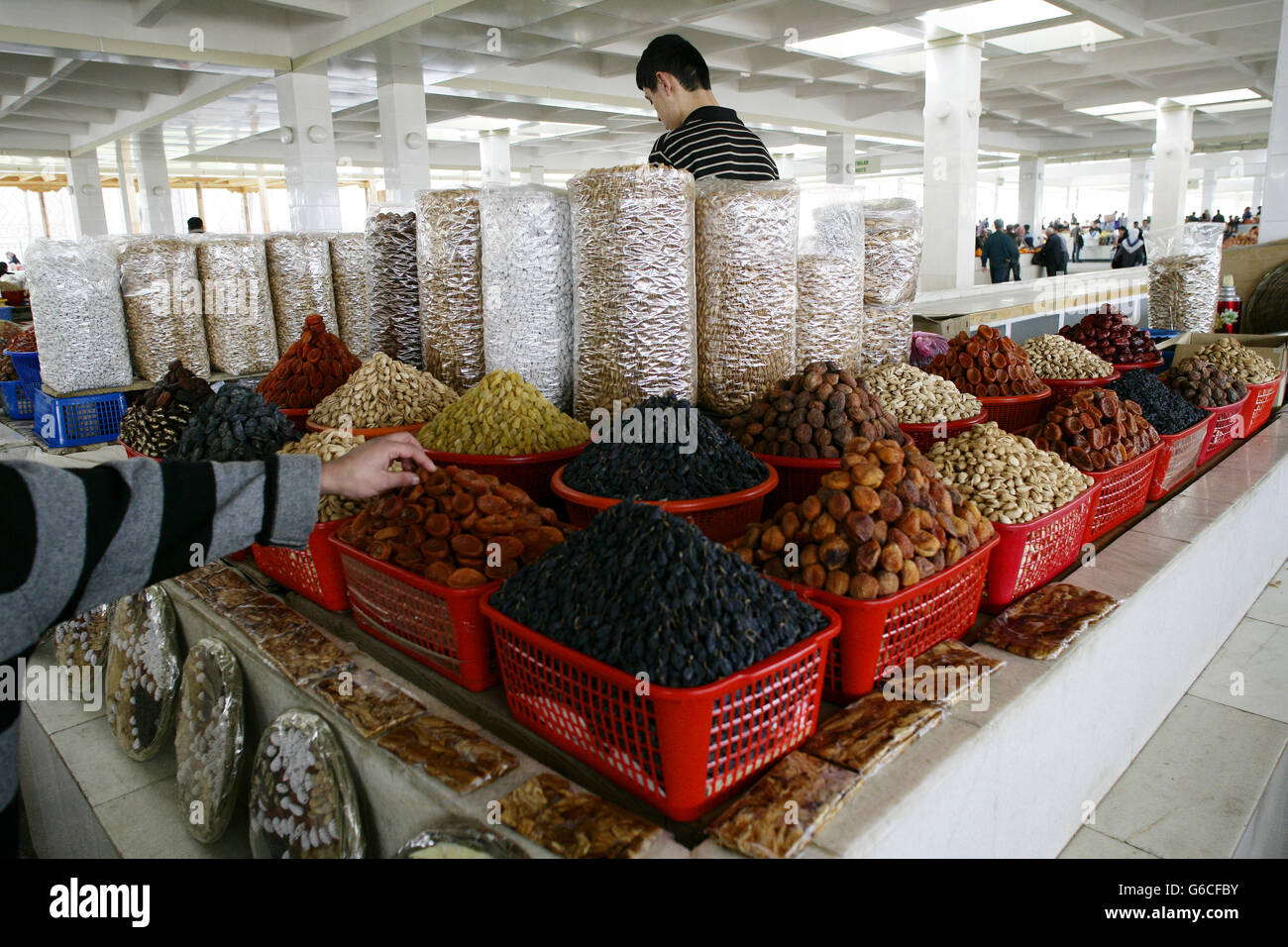 Markt in Samarkanda Stockfoto