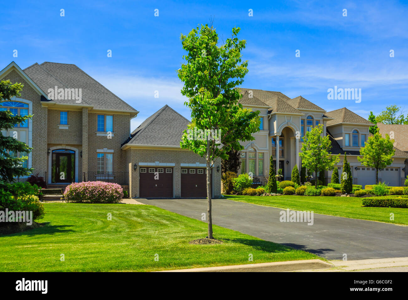 Luxus-Häuser in Nordamerika Stockfoto