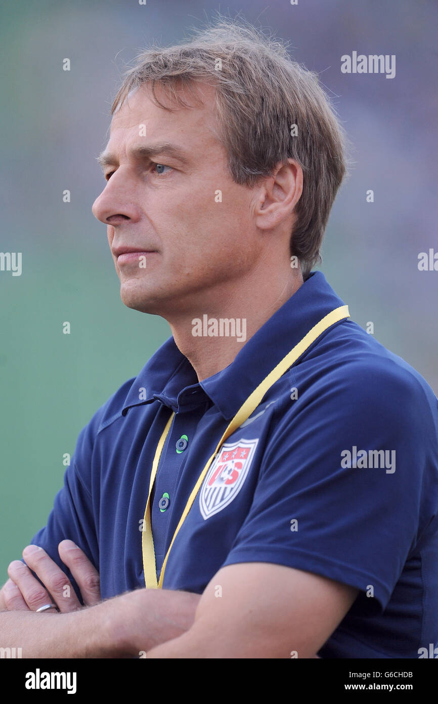 Fußball - Internationale Freundschaften - Bosnien-Herzegowina / USA - Asim Ferhatovic Hase Stadium. Jürgen Klinsmann, Manager USA Stockfoto