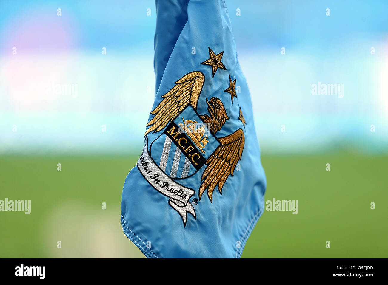 Fußball - Barclays Premier League - Manchester City gegen Newcastle United - Etihad Stadium Stockfoto