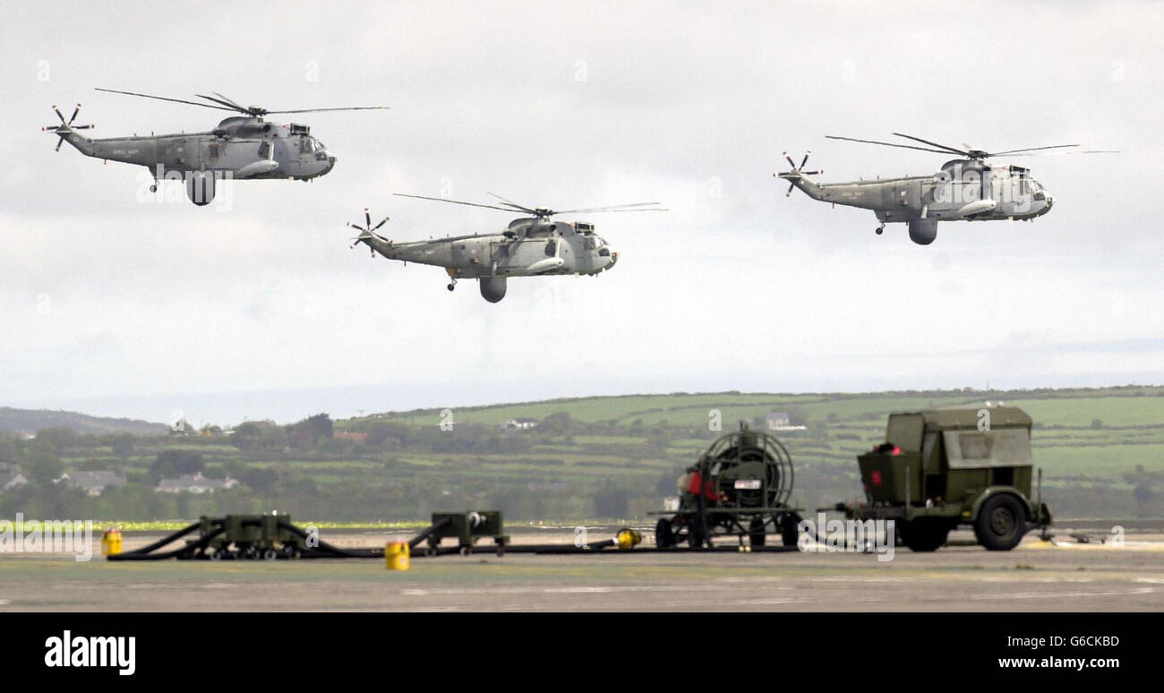 849 Squadron kehrt nach Hause Stockfoto