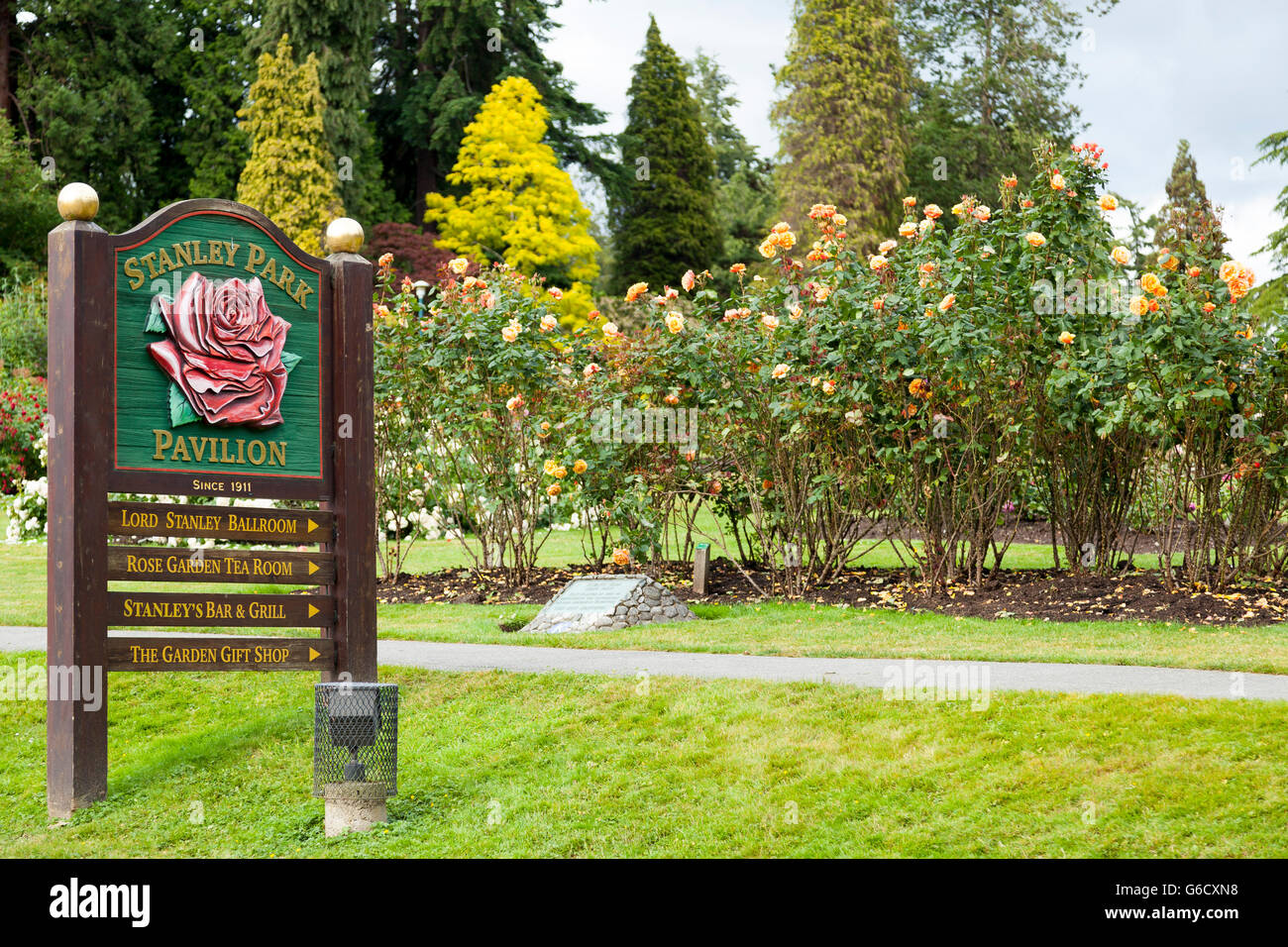 Der Stanley Park Pavillon Vancouver Zeigt Die Erstaunliche Floral
